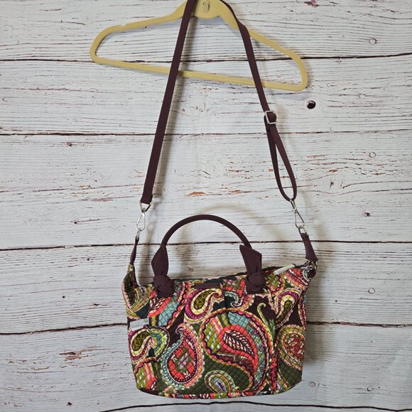 #207 Vera Bradley Hadley Satchel in Heirloom Paisley – NWT – Retired Pattern - Picture 2 of 5